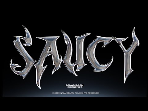 Saucy Chrome Typography